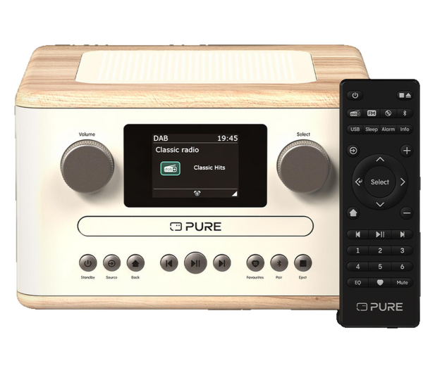 PURE Classic C-D4 Cotton White/Oak EU/UK - 1538313 - zdjęcie